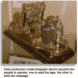 Early telegraph device